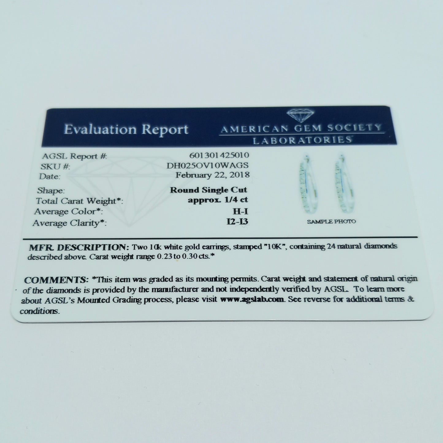 Zlaté náušnice visací s brilianty a certifikátem