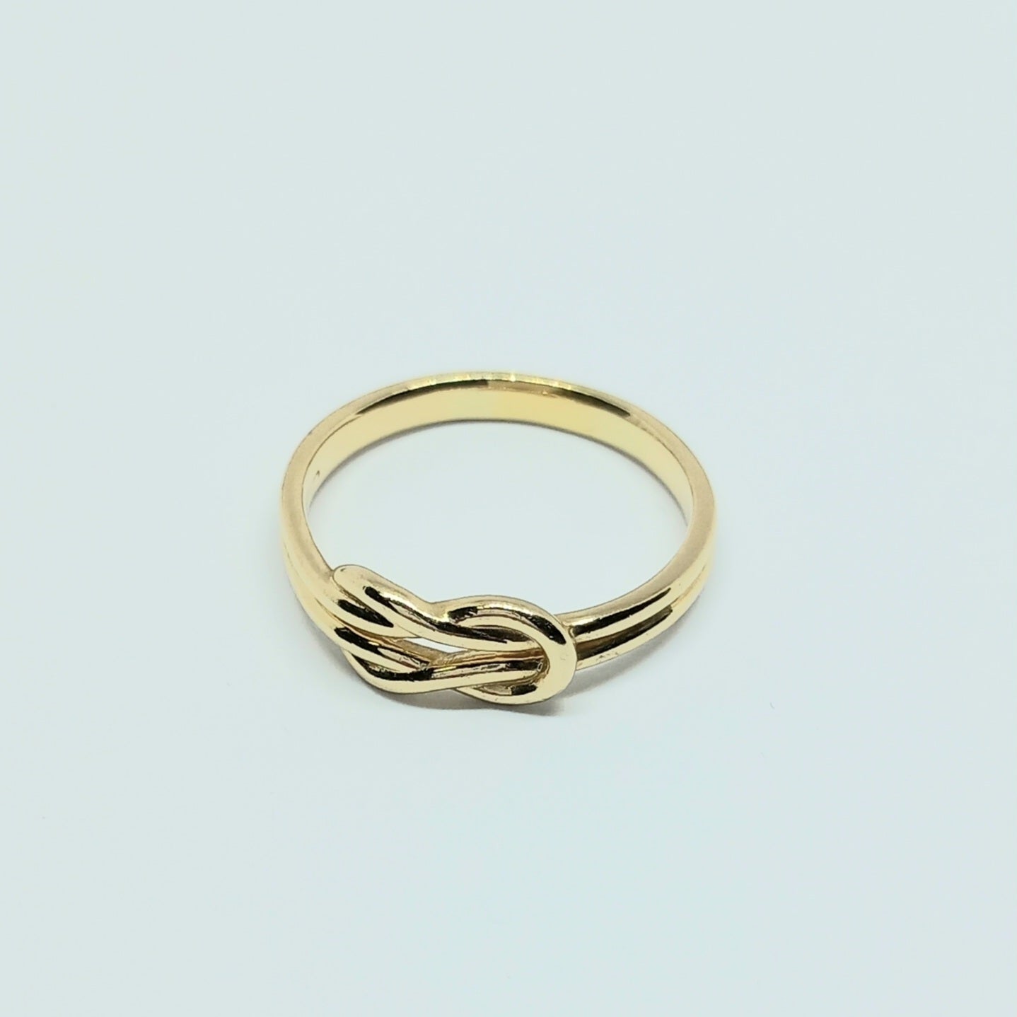 Zlatý prsten 14k 585/1000 zlato žluté - použité - vel. 56