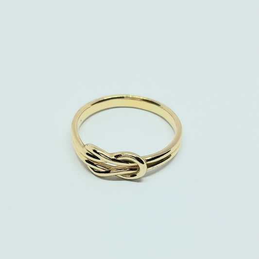 Zlatý prsten 14k 585/1000 zlato žluté - použité - vel. 56