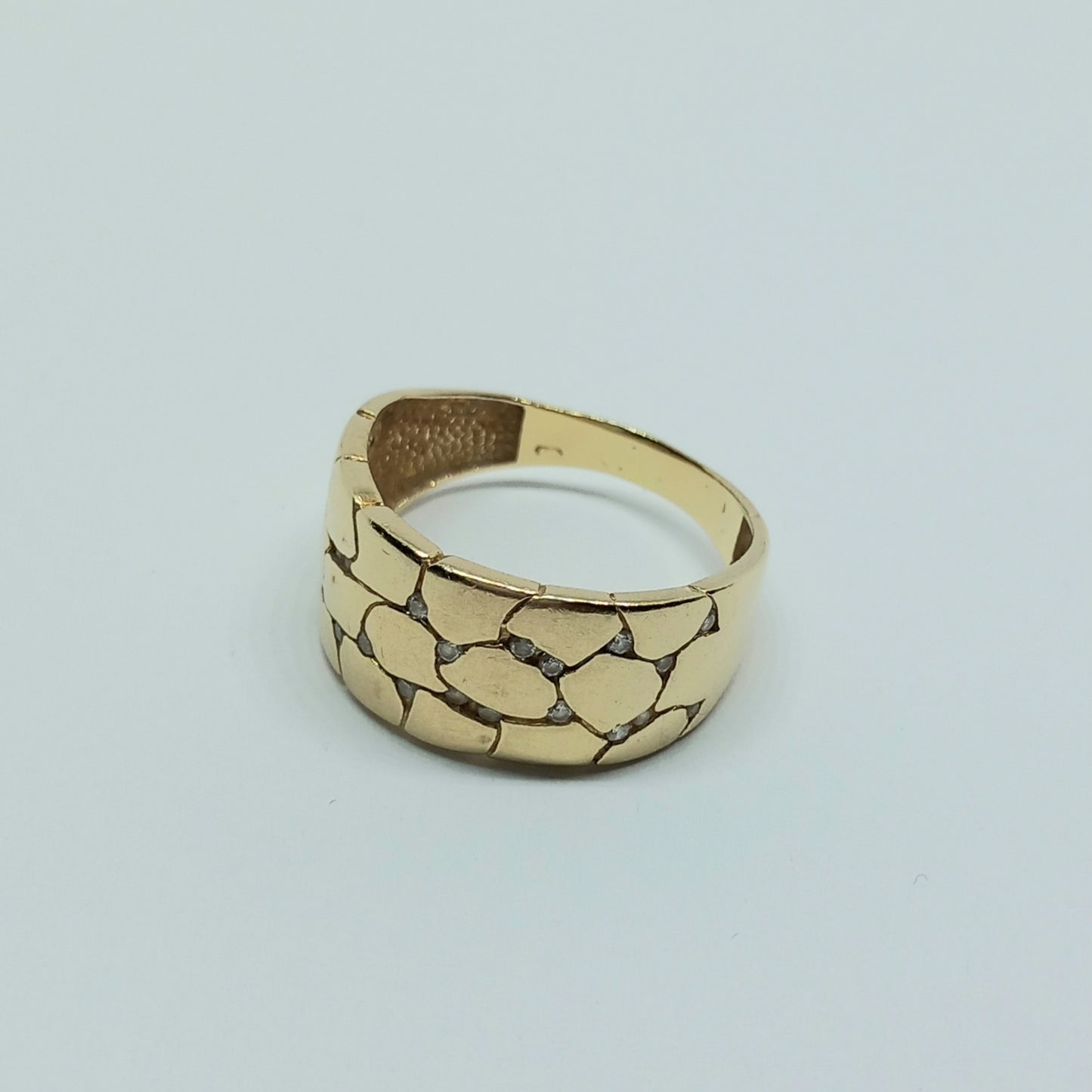 Zlatý prsten 14k 585/1000 - zlato žluté - použité - 57