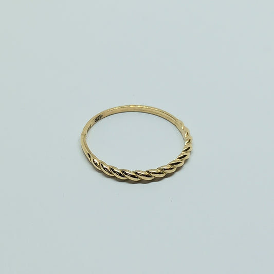 Dámský prsten ze žlutého zlata 14k . vel. 54 . 0,94g . stav A1