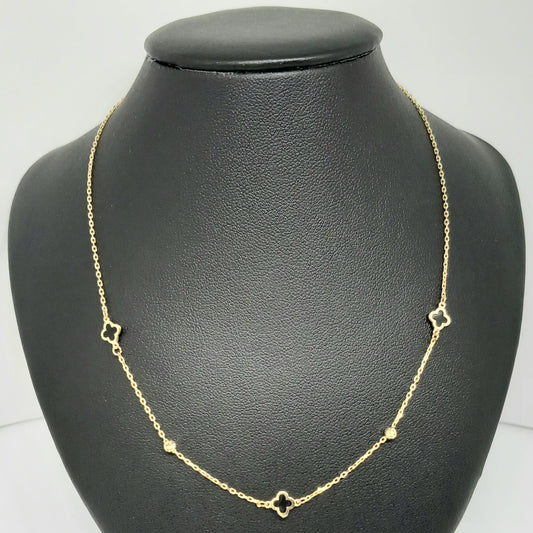 Dámský řetěz ze žlutého zlata 14k . 1,62g . 44,5cm . stav A