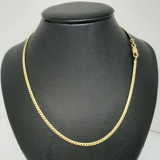 Zlatý řetěz 14k 585/1000 - zlato žluté - použité - 44cm