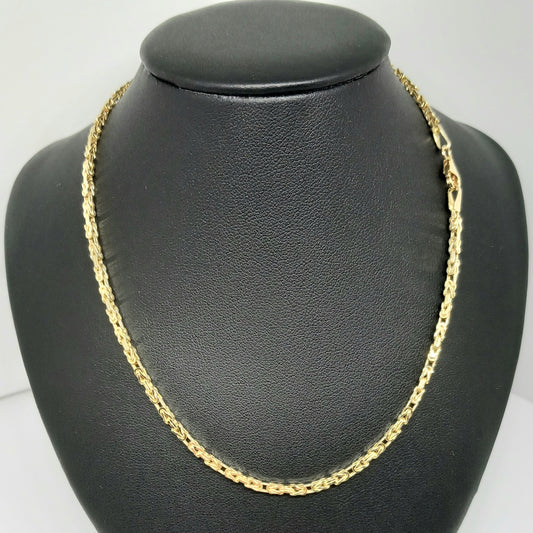 Zlatý řetěz 14k 585/1000 Královský - zlato žluté - nové - 65cm