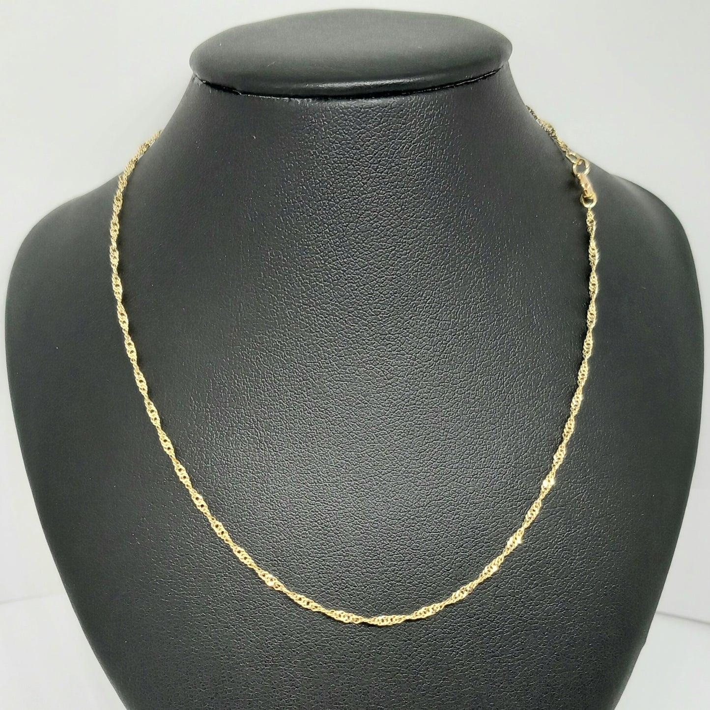 Zlatý řetěz 14k 585/1000 Singapur - zlato žluté - použité - 52,5cm
