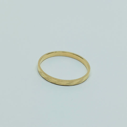 Zlatý prsten 14k 585/1000 snubní - zlato žluté - použité - vel. 65