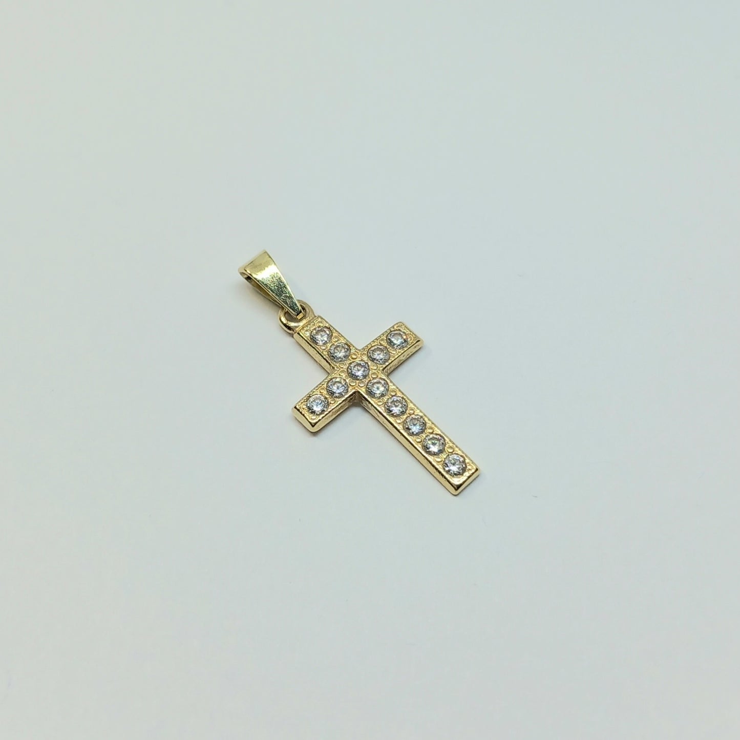 Přívěšek Kříž ze žlutého zlata 14k . 0,71g . stav A