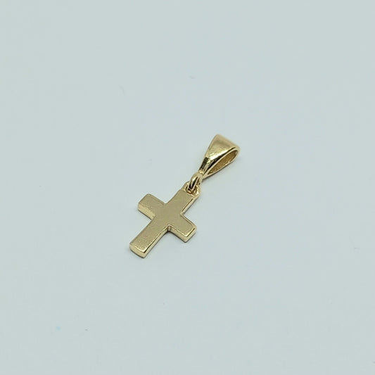 Zlatý přívěšek 14k 585/1000 Kříž - zlato žluté - jako nové