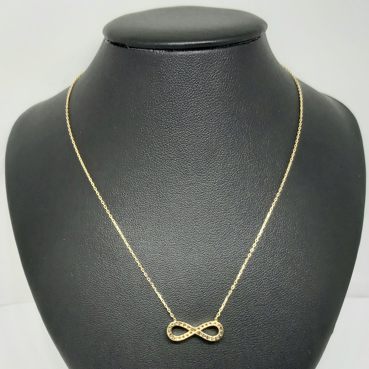 Zlatý řetěz a přívěšek 14k 585/1000 Nekonečno - zlato žluté - nové - 43,5cm
