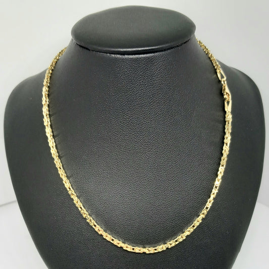 Zlatý řetěz 14k 585/1000 Královský - zlato žluté - nové - 65cm