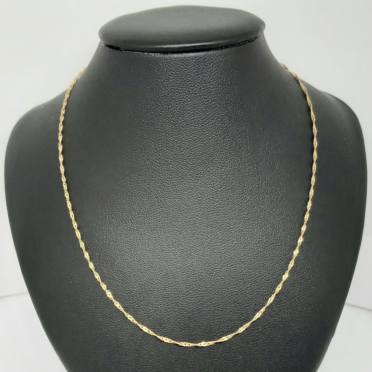 Zlatý řetěz 14k 585/1000 Singapur - zlato žluté - použité - 43cm