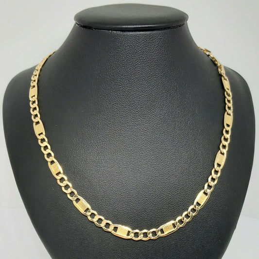 Zlatý řetěz 14k 585/1000 - zlato žluté - použité - 56,5cm
