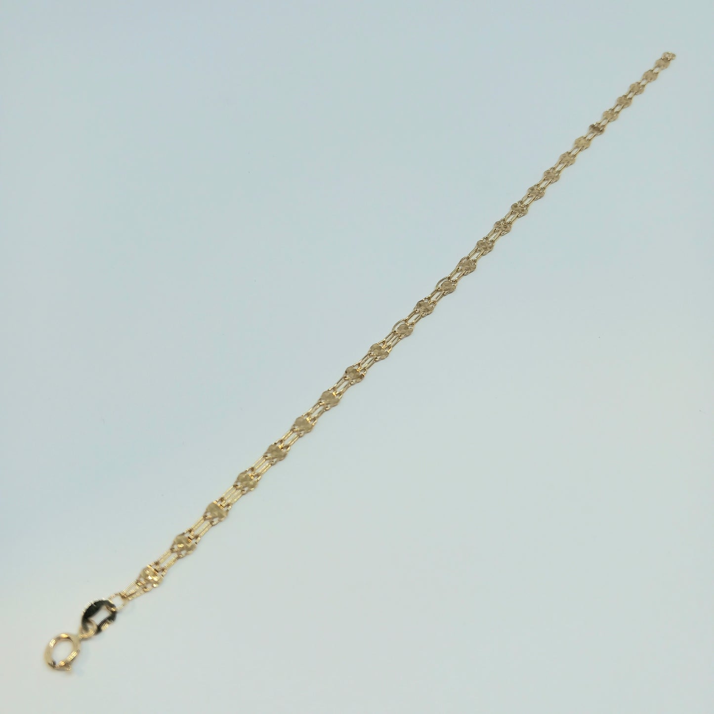 Zlatý náramek 14k 585/1000 - zlato žluté - použité - 18cm