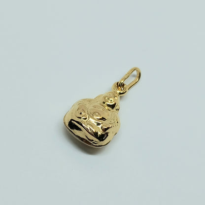 Přívěšek ze žlutého zlata 14k . 1,20g . Budha . stav A