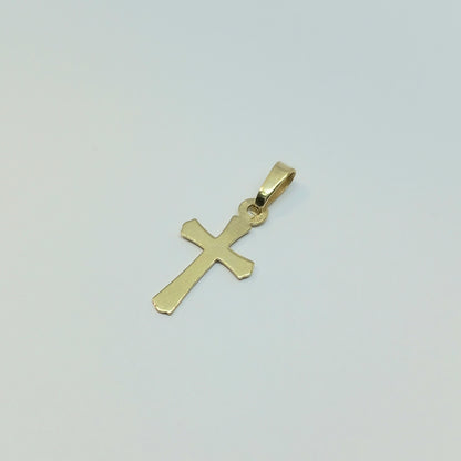 Přívěšek Kříž ze žlutého zlata 14k . 0,54g . stav B