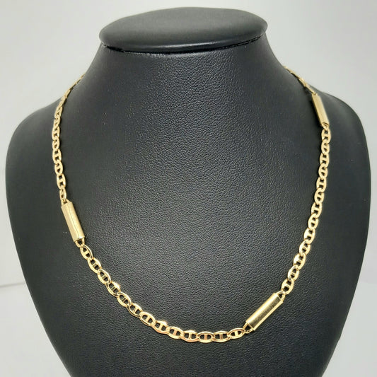 Zlatý řetěz 14k 585/1000 - zlato žluté - použité - 52,5cm