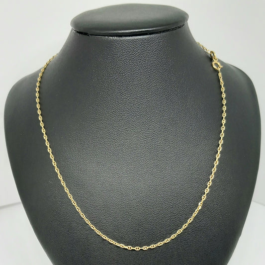Řetěz ze žlutého zlata 14k . 50cm . 2,25g . stav A