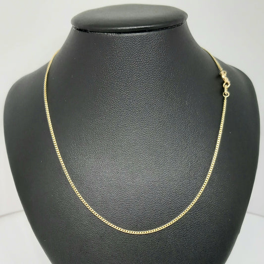 Řetěz ze žlutého zlata 14k . 46,5cm . 2,23g . stav A