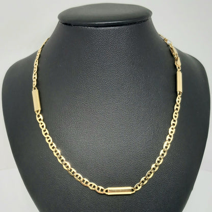 Zlatý řetěz 14k 585/1000 - zlato žluté - použité - 52,5cm